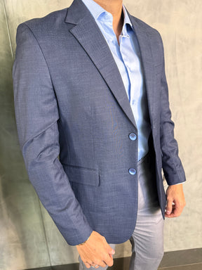 BLAZER SLIM POLIVISCOSE STRETCH LAP LARGA FATIOTA MARINHO