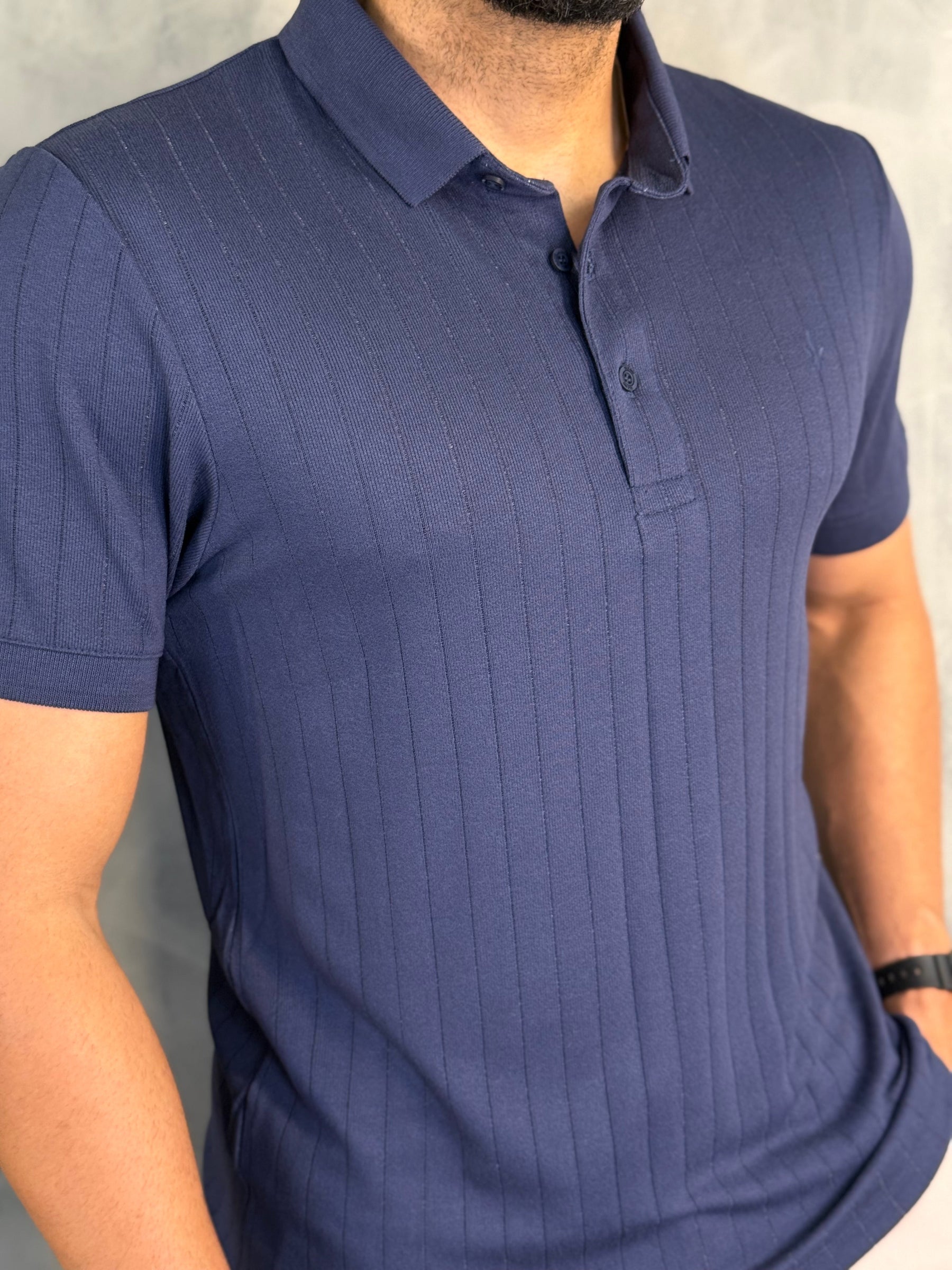POLO TRICOT DLZ AZUL HERITAGE