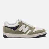 TÊNIS NB 480 LOW UNISEX NEW BALANCE VERDE MUSGO/BEGE CLARO