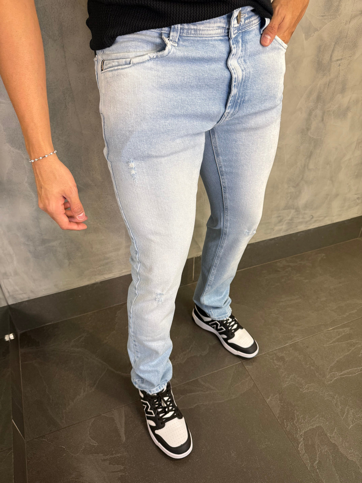 CALÇA JEANS SLIM SW DLZ DELAVÊ