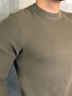 SUETER TRICOT JACQUARD PONTO H