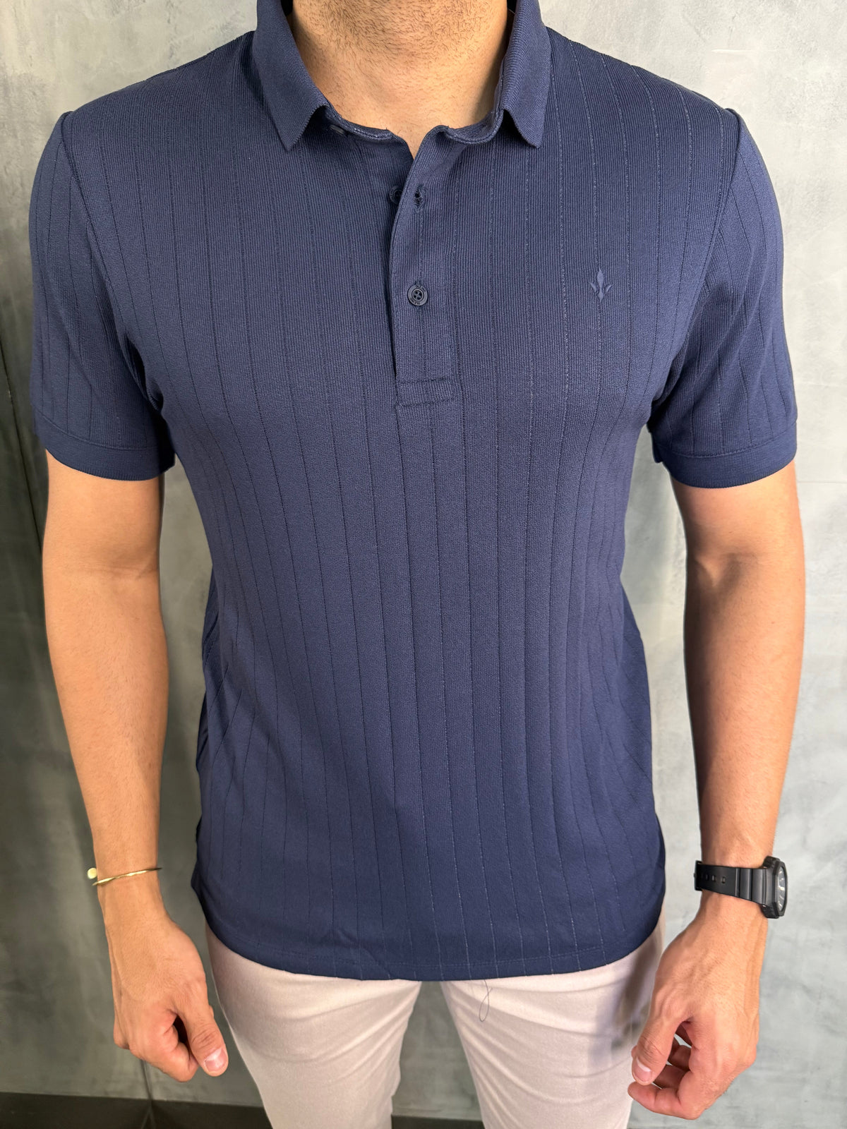 POLO TRICOT DLZ AZUL HERITAGE
