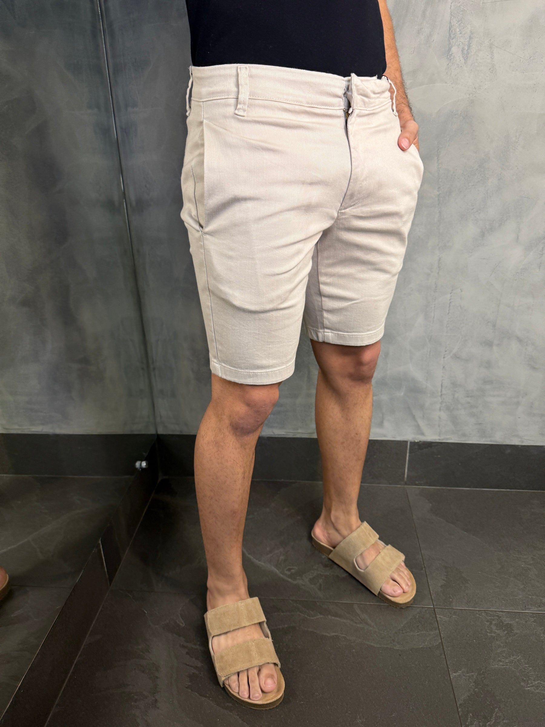 BERMUDA ALFAIATARIA SELECT DLZ BEGE SAND