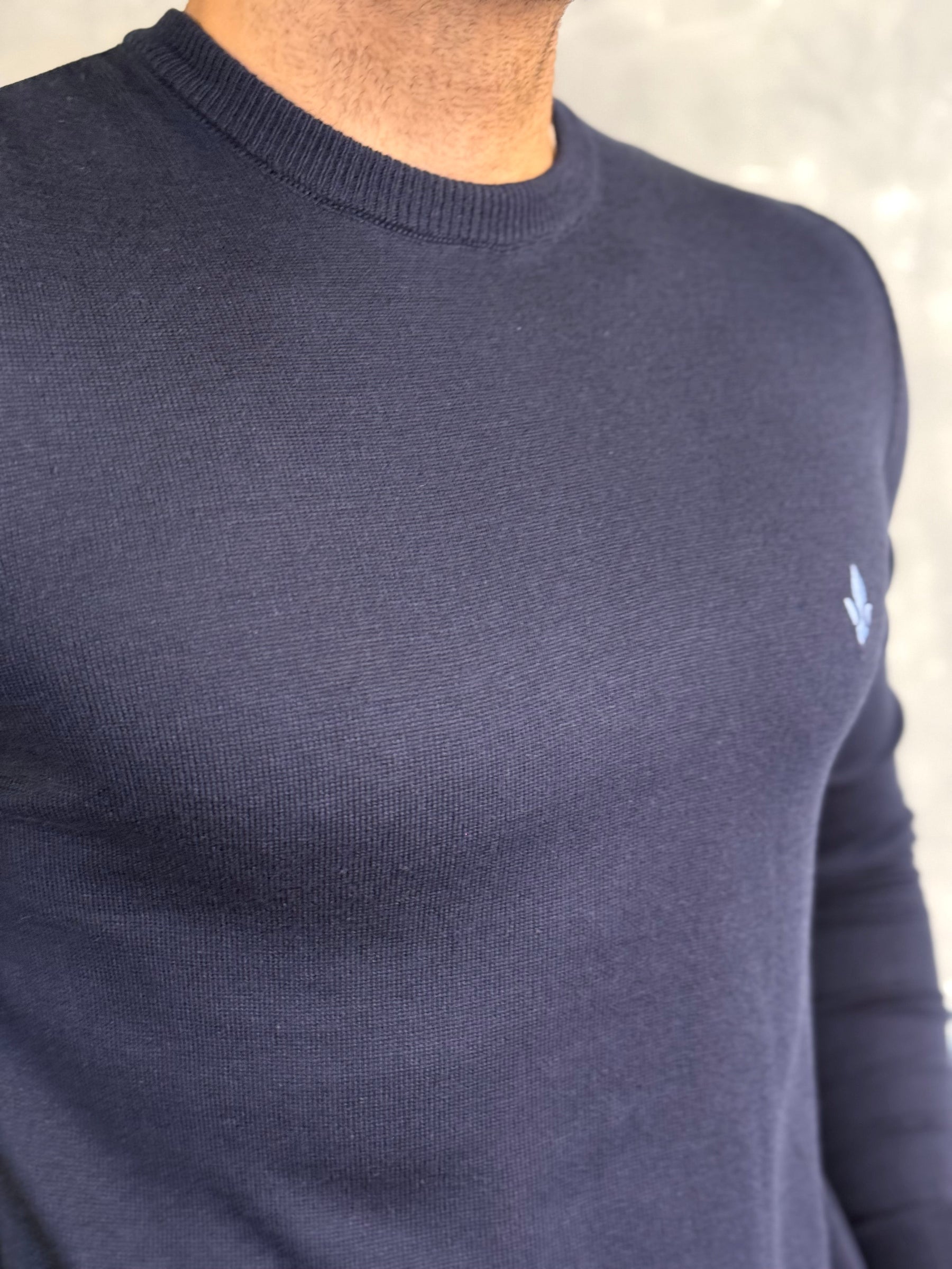 SUÉTER TRICOT REGULAR M/L DLZ AZUL PROFUNDO