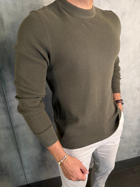 SUETER TRICOT JACQUARD PONTO H