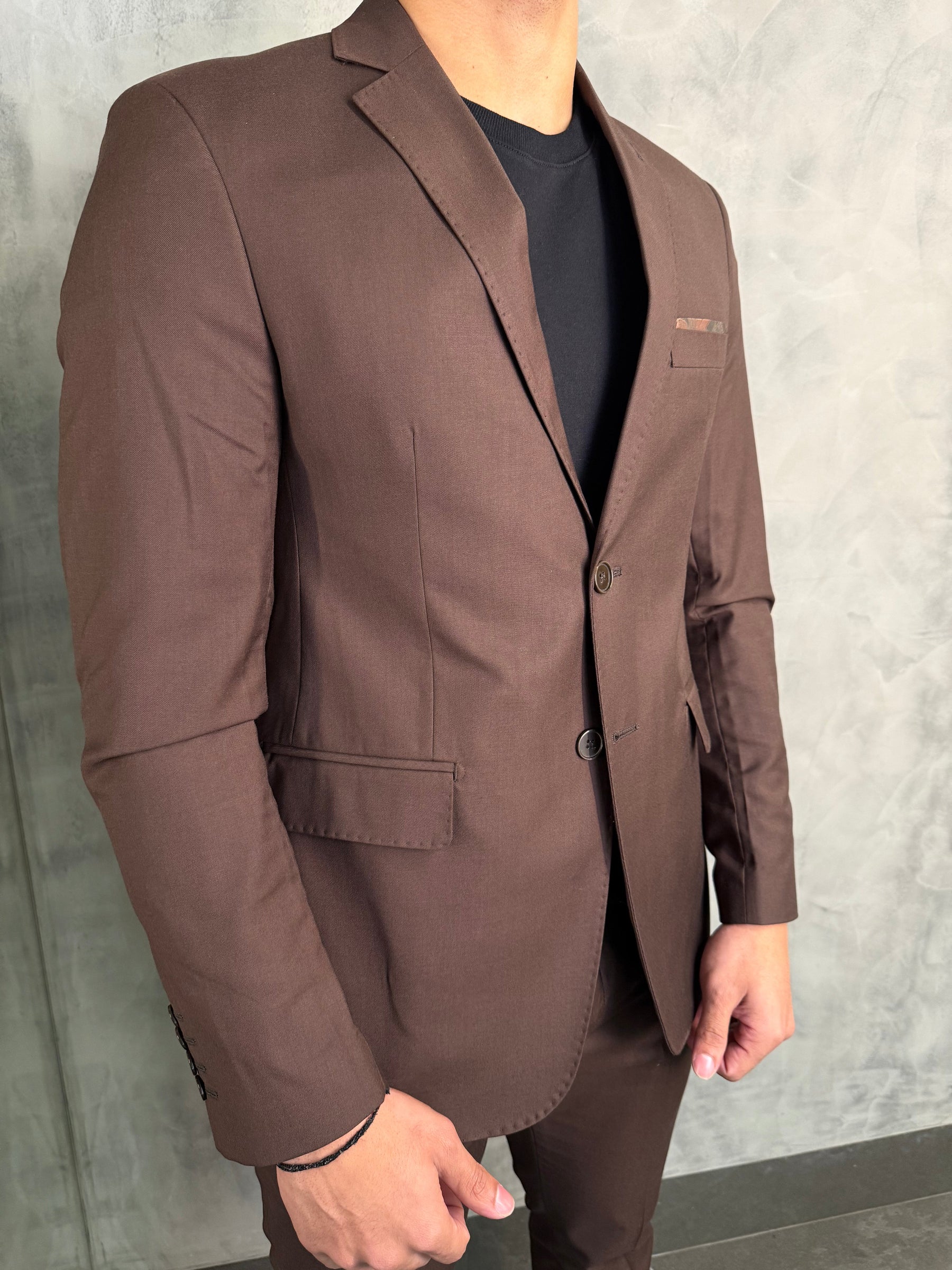 TRAJE 3570 SUPER SLIM FATIOTA CAFÉ