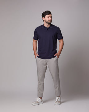 POLO PIMA PONTO H MARINHO